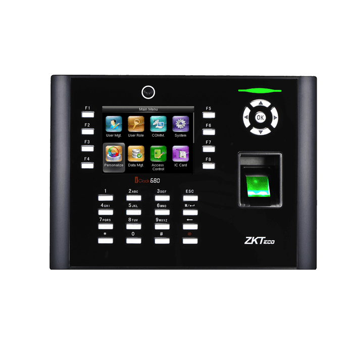 ZKTeco iClock 680 with Camera Fingerprint Reader Time & Attendance