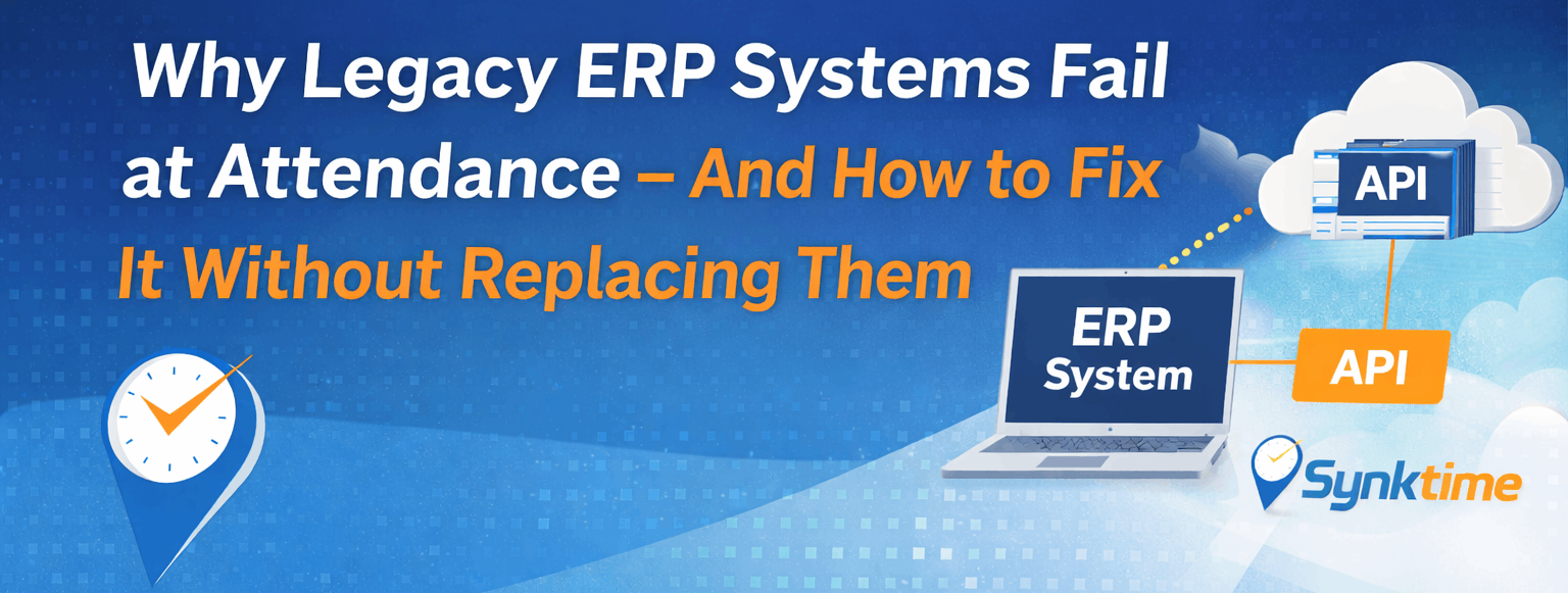 Why Legacy ERP Systems Fail at Attendance – And How to Fix It Without Replacing Them