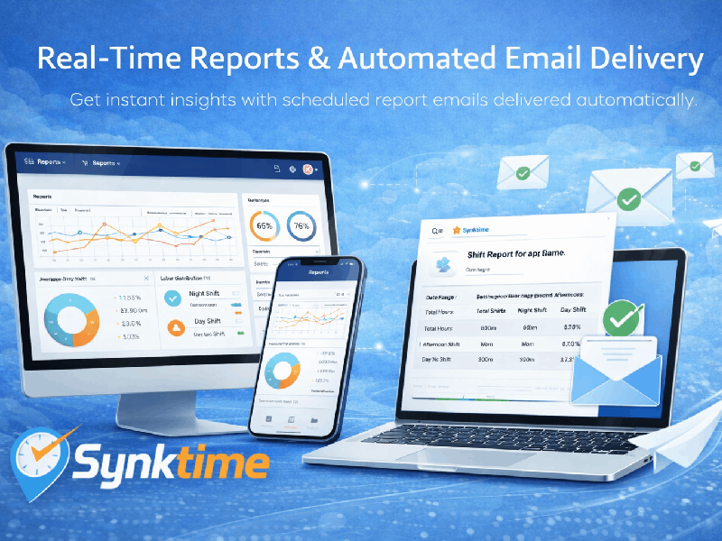 Cloud Attendance Reports | Real-Time Online Analytics Dashboard | Automated Email Reports